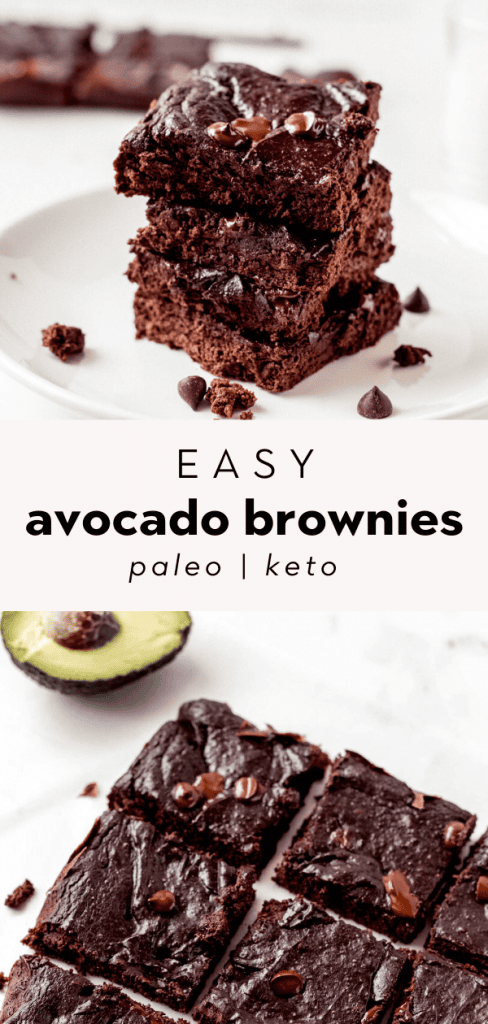 Paleo Avocado Brownies (Easy & Healthy) - The Healthy Consultant